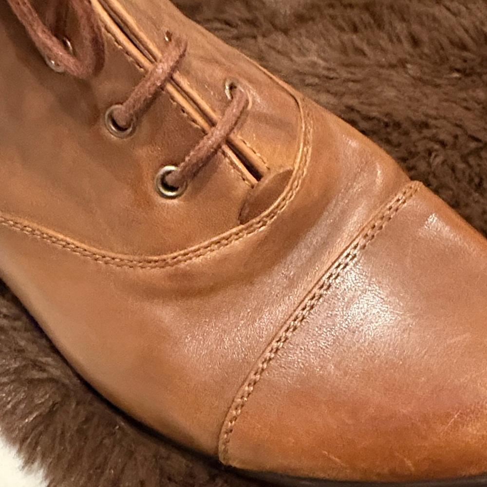 Spring Step Tan Lace Up Boots - Picture 8 of 8